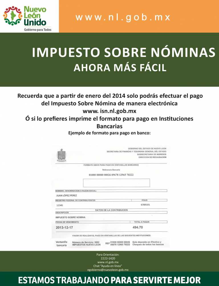 3 SOBRE NOMINA AL ESTADO NUEVO LEON Página 2 Foro Aportaciones